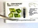 4 pcs  Groen Olivijn  - 9.00 ct - Gem Report Antwerp (GRA), Sieraden, Tassen en Uiterlijk, Edelstenen, Nieuw