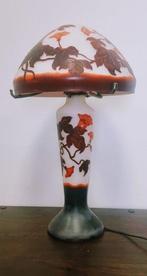 Tafellamp - Galle Stil - Glas, Metaal