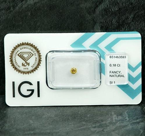 1 pcs Diamant (Natuurlijk gekleurd) - 0.18 ct - Fancy, Sieraden, Tassen en Uiterlijk, Edelstenen