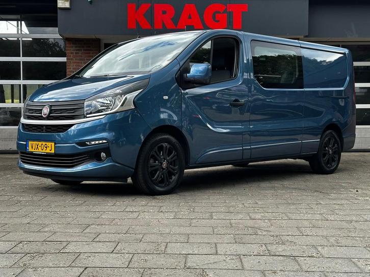 Fiat Talento 2.0 MultiJet L2H1 Business Pro dubbelcabine, Tr, Auto's, Bestelauto's, Dealer onderhouden, Lease, Zwart, Handgeschakeld
