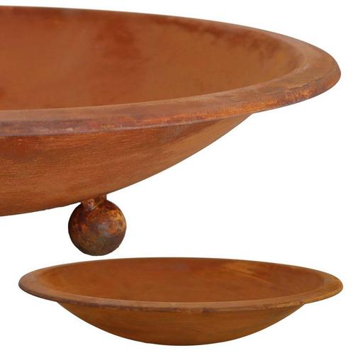 Patina sierschaal rond voor beplanting | Bloemenschaal in ve, Huis en Inrichting, Woonaccessoires | Wanddecoraties, Nieuw, Verzenden