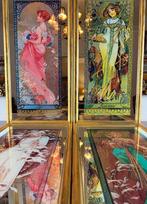 Alphonse Mucha (après) - Wandspiegel (4)- The Four Seasons