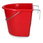 Voerbak met ophang en hengsel 15l - rood, Ophalen of Verzenden
