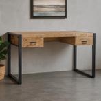 Bureau Mangohout Bureau Britt 150 cm, Verzenden, Nieuw