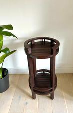 Bijzettafel - Teak - Hoge plantentafel tafel