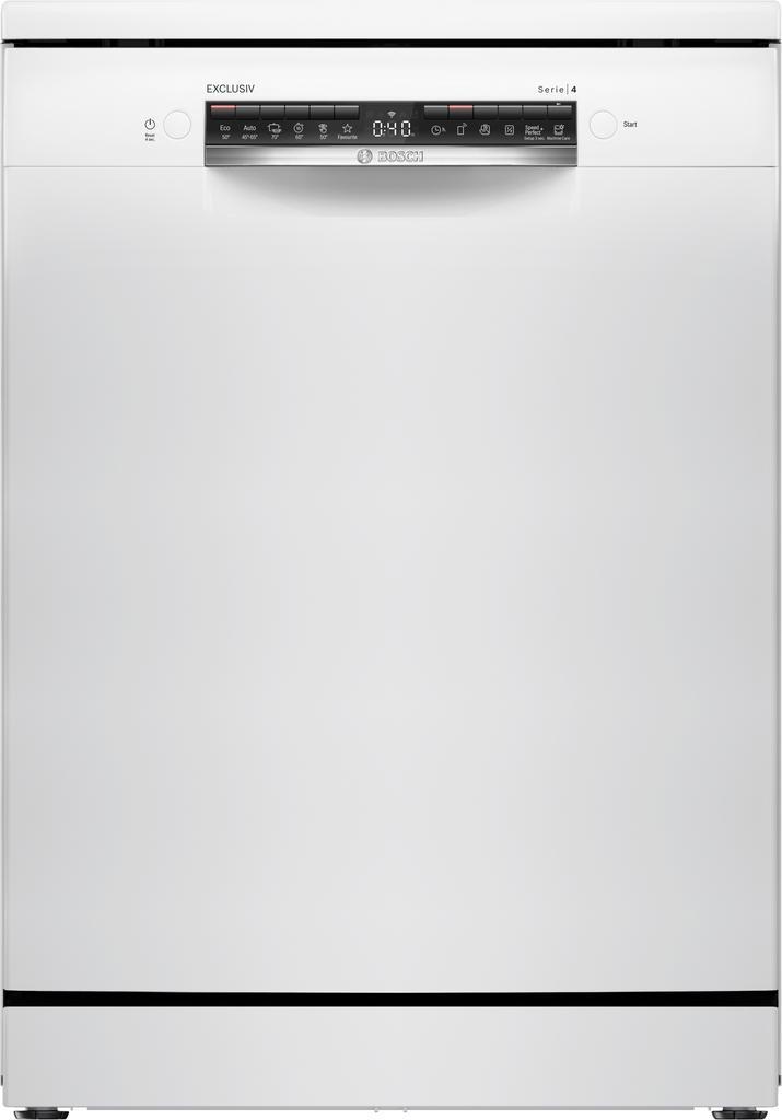 Bosch SMS4ELW21E vrijstaande vaatwasser - wit, Witgoed en Apparatuur, Vaatwasmachines, 60 cm of meer, Vrijstaand, Energieklasse A of zuiniger
