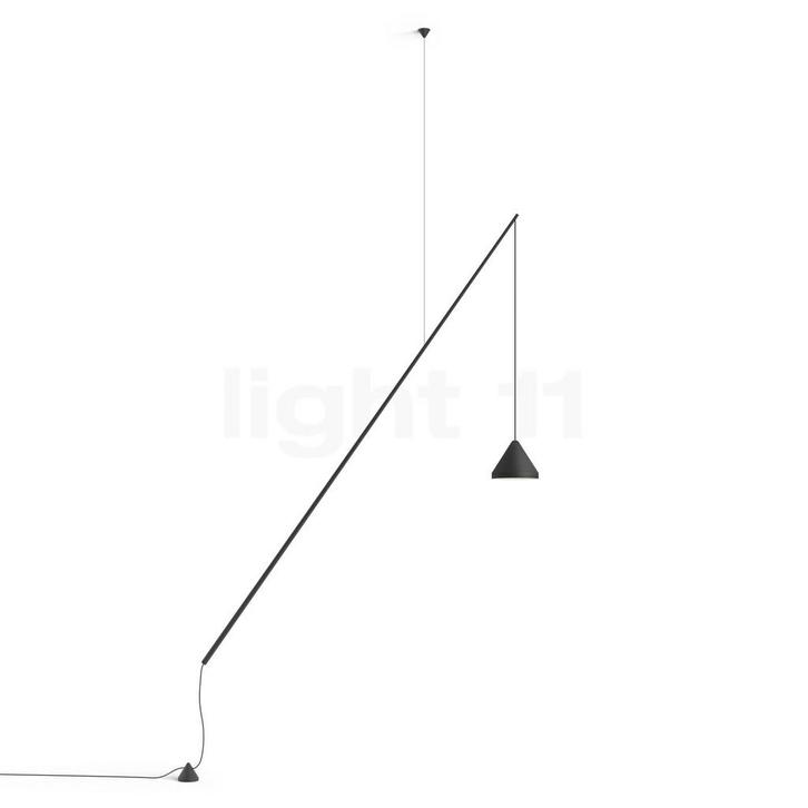 Vibia North Hanglamp LED met stekker, zwart (Hanglampen), Huis en Inrichting, Lampen | Hanglampen, Nieuw, Verzenden