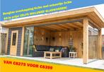 Overkapping / veranda 6x3  incl. glasschuifwanden €6318,-