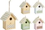 Decoratief vogelhuisje met hekje / nestkastje, Tuin en Terras, Nieuw