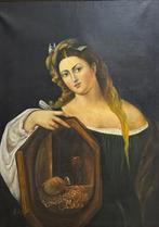 Scuola europea (XX), da Tiziano - Vanità - XL format, Antiek en Kunst, Kunst | Schilderijen | Klassiek