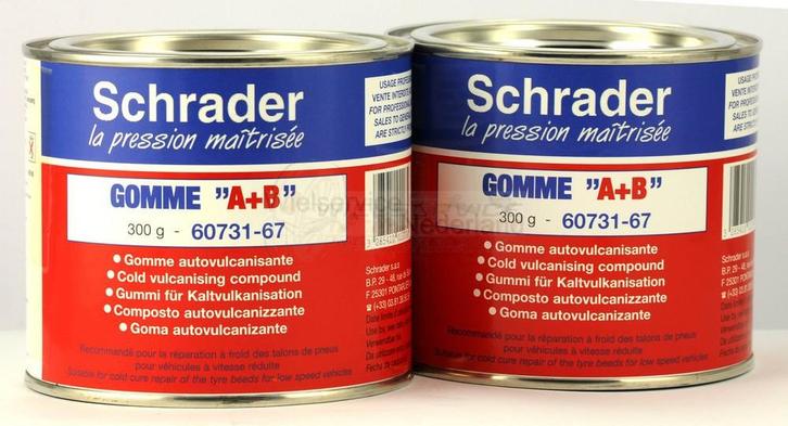 Vulcaniseer compound AB 300 gram cfk-vrij (Vloeistoffen), Auto diversen, Overige Auto diversen, Verzenden