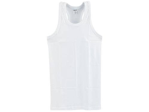 Halterhemd - SQOTTON® - King size - Wit - 4XL/5XL, Kleding | Heren, Ondergoed, Verzenden