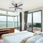 Moderne plafondventilator staal - Mistral 42, Huis en Inrichting, Nieuw, Overige materialen, Modern