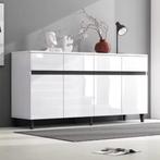 Hoogglans Dressoir 160 cm – 4 Lades en 2 Deuren Opbergkast, Verzenden, Nieuw