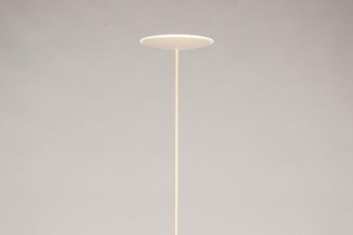 Rietveld Vloerlampen - Beige - Metaal, Huis en Inrichting, Lampen | Vloerlampen, Verzenden
