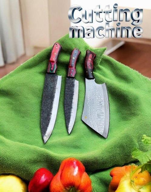 Set of 3, Hand-Forged with Old Ladder Pattern, Japanese, Antiek en Kunst, Antiek | Keukenbenodigdheden