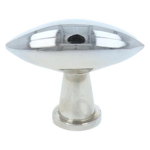 Knop ovaal puntig nikkel glans 54 x 20 mm, Doe-het-zelf en Verbouw, Hang- en Sluitwerk, Verzenden