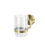 Glashouder met glas Geesa Opal Goud geborsteld, Doe-het-zelf en Verbouw, Sanitair, Ophalen of Verzenden, Nieuw