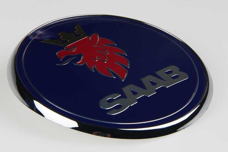 Embleem achterklep SAAB 9-3, Auto-onderdelen, Carrosserie en Plaatwerk, Ophalen of Verzenden