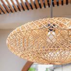 Rattan lampenkap-Boho hanglamp-Natuurlijke, Verzenden, Nieuw