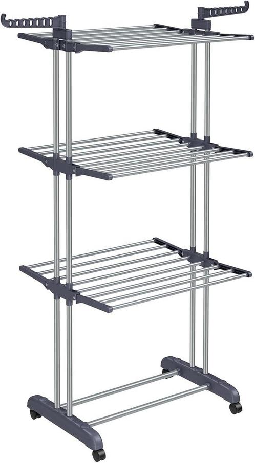 Droogrek inklapbaar - droogtoren met wielen - hoogte 172 cm, Tuin en Terras, Droogmolens en Wasrekken, Verzenden