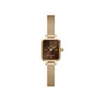 Daniel Wellington Quadro Mini Evergold Amber, Verzenden, Nieuw