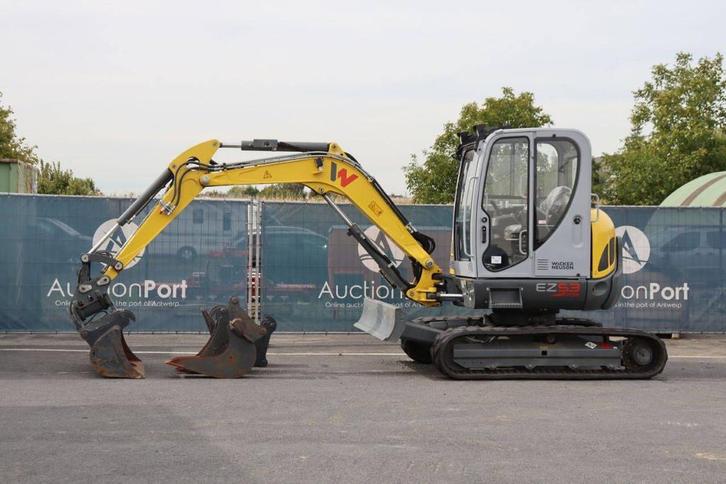 Veiling: Rupsgraafmachine Wacker Neuson EZ53 Diesel 36.4kW 2, Zakelijke goederen, Machines en Bouw | Kranen en Graafmachines, Graafmachine