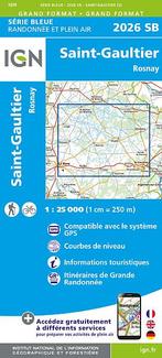 Topografische Wandelkaart van Frankrijk 2026SB - St-Gaultier, Nieuw, Verzenden