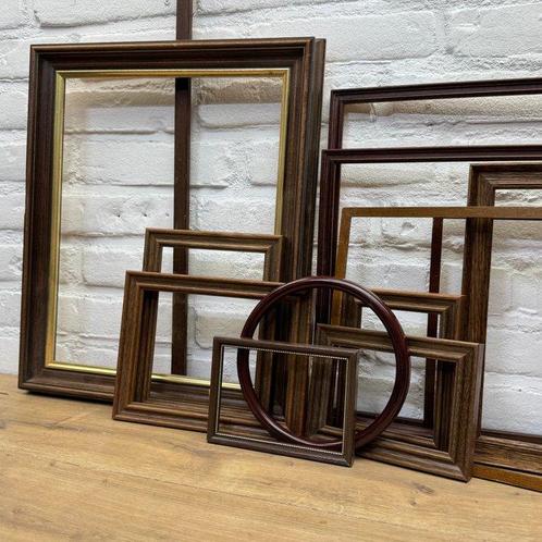 Fotolijst (13) - Hout - Houten vintage lijsten, Antiek en Kunst, Curiosa en Brocante