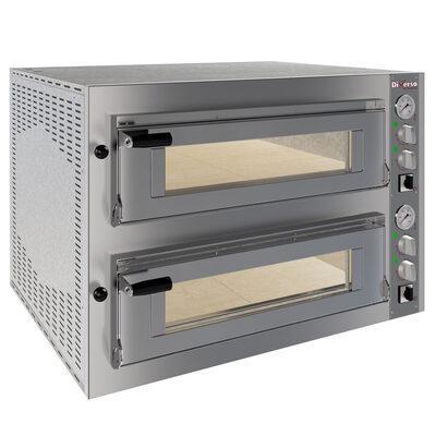 Elektrische oven 2x 4 pizza&#39;s diam.350mm, 2 kamers |, Zakelijke goederen, Horeca | Keukenapparatuur, Nieuw in verpakking, Verzenden