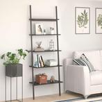 Ladderrek 5 Schappen Zwart - Ruimtebesparend! | OP = OP, Huis en Inrichting, Kasten | Boekenkasten, Ophalen of Verzenden, Nieuw
