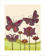 Kunstdruk Valentina Ramos - Butterflies 40x50cm, Huis en Inrichting, Woonaccessoires | Schilderijen, Tekeningen en Foto's, Nieuw
