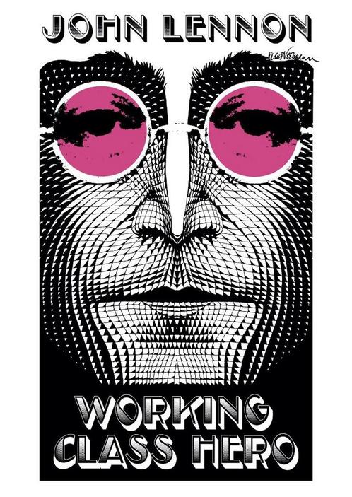 Posters - Poster Beatles - John Lennon - Working Class Hero, Verzamelen, Muziek, Artiesten en Beroemdheden, Zo goed als nieuw
