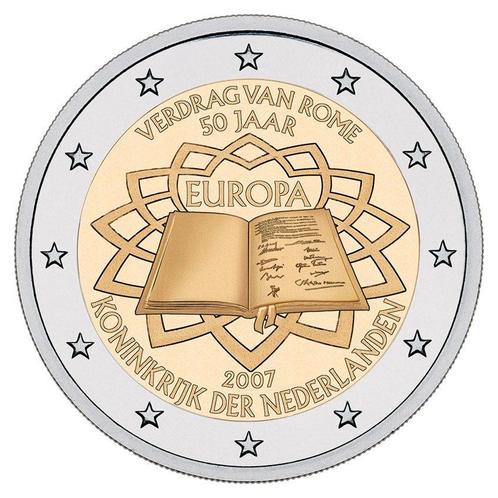 Nederland 2 Euro Verdrag van Rome 2007 UNC, Postzegels en Munten, Munten | Nederland, Verzenden