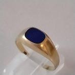 Zonder minimumprijs - Ring Vintage Siegelring / lapislazuli, Nieuw