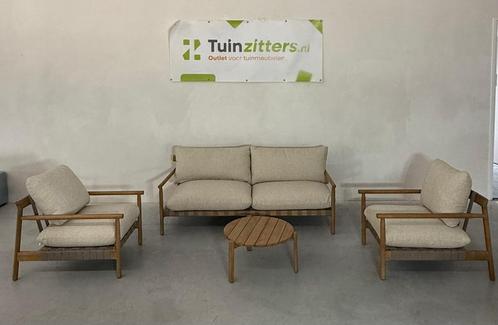 Hartman Ubud 5-delige loungeset, Tuin en Terras, Tuinsets en Loungesets, Bank, Bijzettafel, Stoel, 4 zitplaatsen, Nieuw, Teakhout