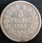 Frankrijk. Louis Philippe I. 5 Francs 1837-K, Bordeaux