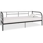 vidaXL Bedbankframe metaal zwart 90x200 cm, Huis en Inrichting, Slaapkamer | Bedden, 90 cm, Eenpersoons, Verzenden, Zwart