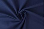 10 meter molton stof - Navy, Blauw, 120 cm of meer, Ophalen of Verzenden, Katoen