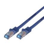 Cat7 0.5M Blauw SSTP/PiMF halogeenvrij patchkabel, Computers en Software, Pc- en Netwerkkabels, Ophalen of Verzenden, Nieuw