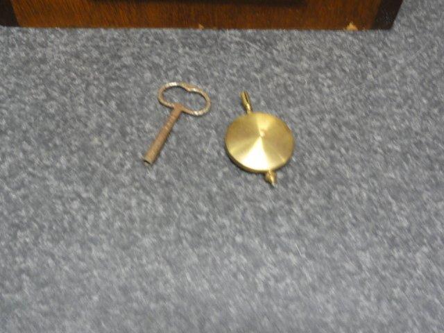 Amsterdamse School klok - hout koper - 1940-1950, 1930-1940, Antiek en Kunst, Antiek | Klokken