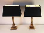 Herda - Tafellamp - Bronskleurig messing - Twee vintage, Antiek en Kunst, Curiosa en Brocante