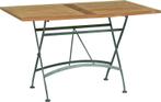 4 Seasons Outdoor Darwin tafel antraciet met teak blad 120 x, Ophalen of Verzenden, Nieuw