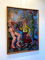 Robert Combas (1957) - Le Meurtre au couteau, Antiek en Kunst