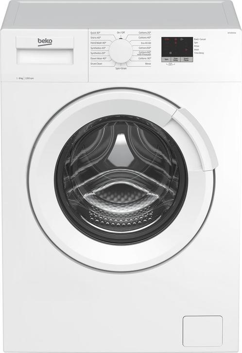 Beko Wtl82051w Wasmachine 8kg 1200t, Witgoed en Apparatuur, Wasmachines, Voorlader, 85 tot 90 cm, Ophalen of Verzenden