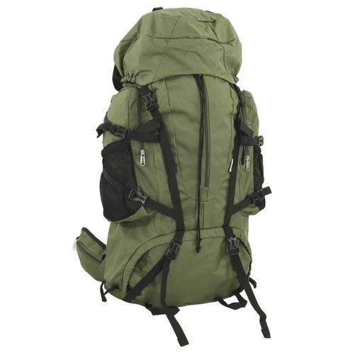 vidaXL Wandelrugzak 100 L oxford stof legergroen, Sieraden, Tassen en Uiterlijk, Tassen | Rugtassen, Nieuw, Verzenden