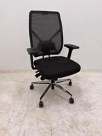 Wize React bureaustoel zwart gepolijst thuiswerkstoel, Vergader- of Presentatieruimte, Ophalen of Verzenden, Gebruikt, Stoel
