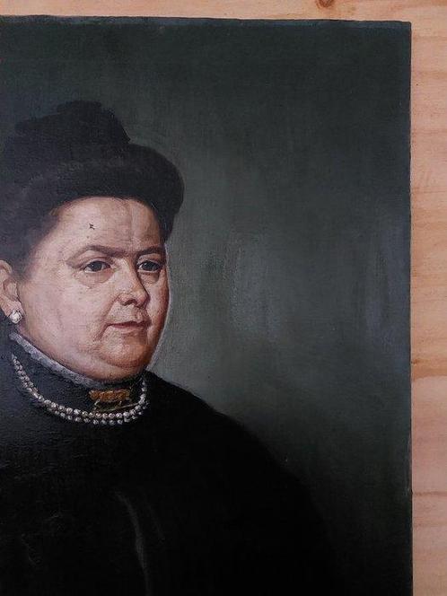 Italiaanse school (XIX) - Ritratto di nobildonna, Antiek en Kunst, Kunst | Schilderijen | Klassiek