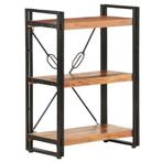 vidaXL Boekenkast met 3 schappen 60x30x80 cm massief, Verzenden, Nieuw, 50 tot 100 cm, Minder dan 100 cm