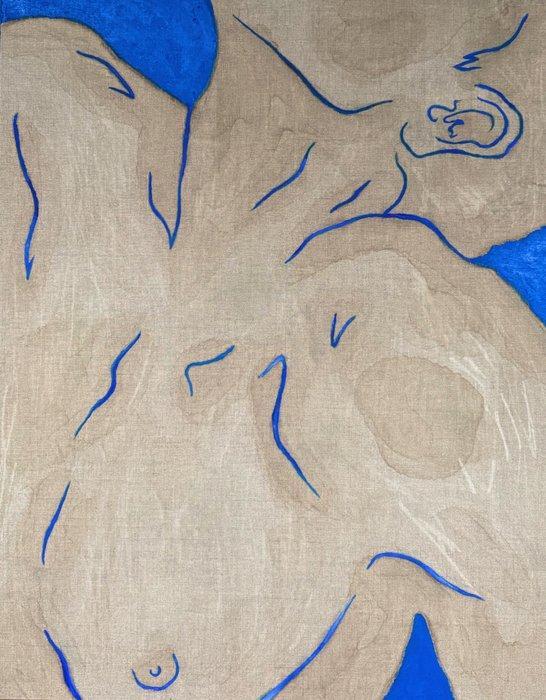 Alberto Calero Lopez - The Agony - XL, Antiek en Kunst, Kunst | Schilderijen | Modern